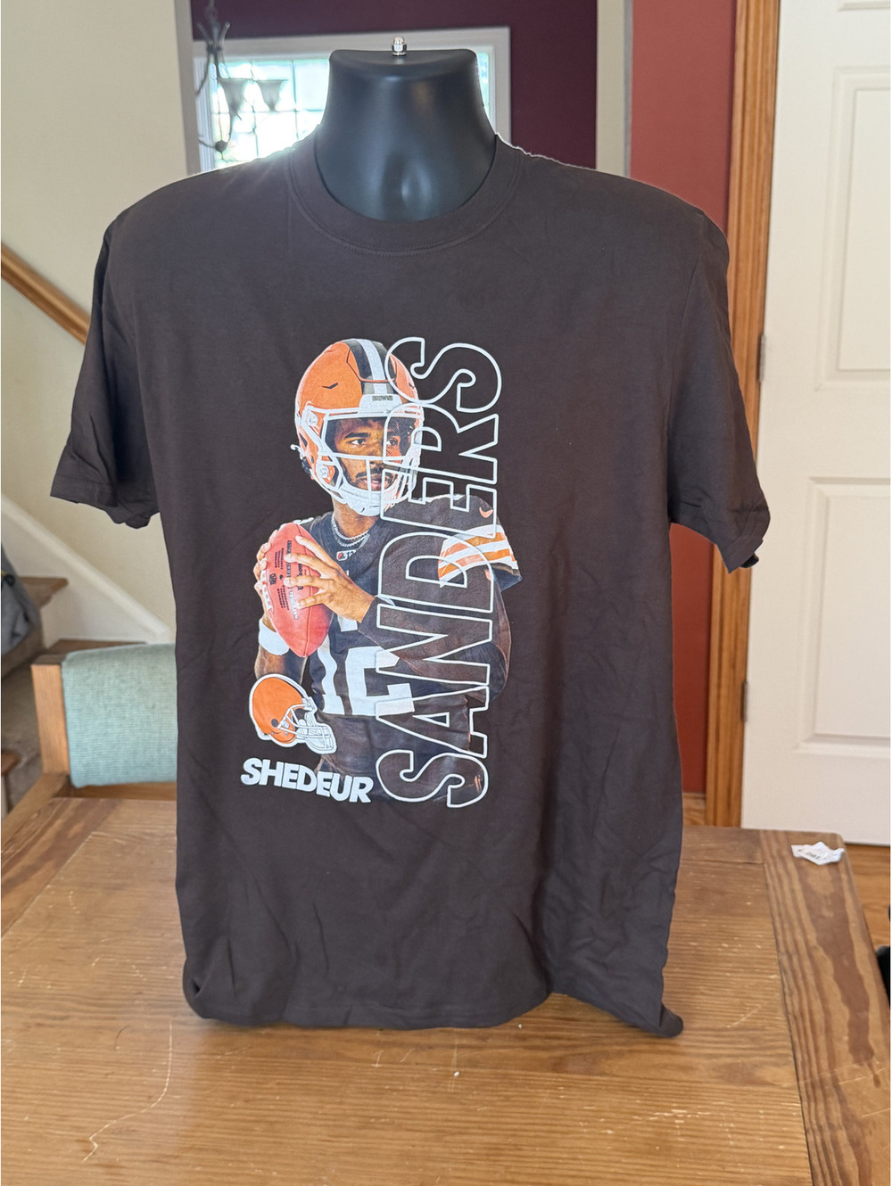 Fanatics SHADEUER SANDERS Cleveland Browns Shirt Large
